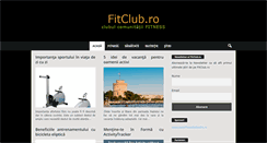Desktop Screenshot of fitclub.ro